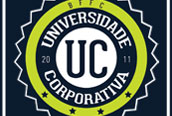detalhe da logo da Universidade Corporativa Bob's